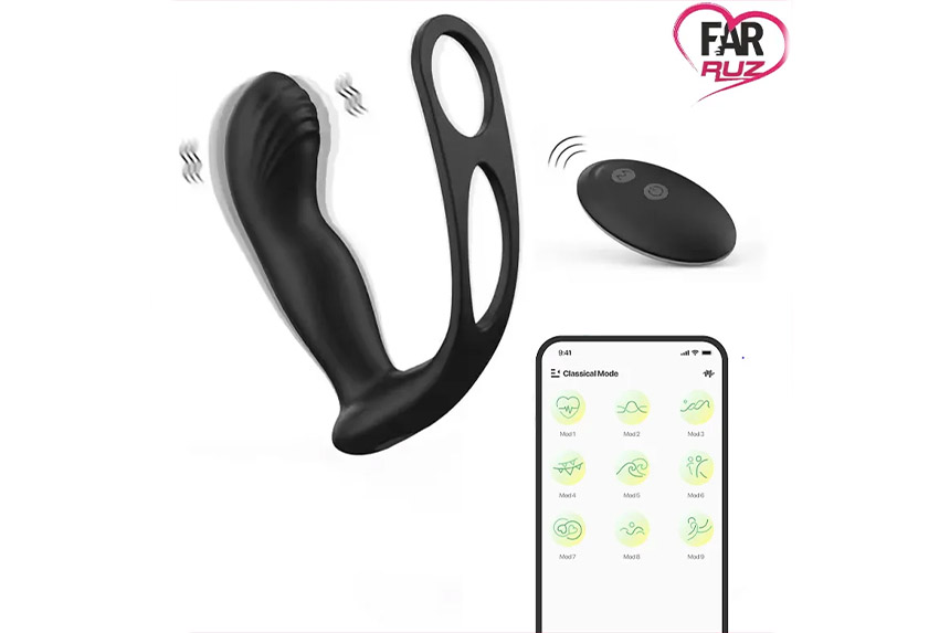 Ziggy APP Oynar Başlı Anal Plug ve Penis Halkası